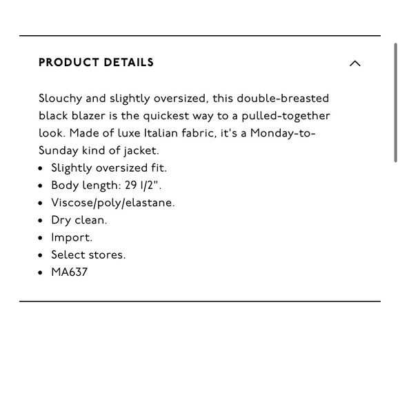 Madewell Caldwell Double-breasted Blazer - Picture 5 of 5